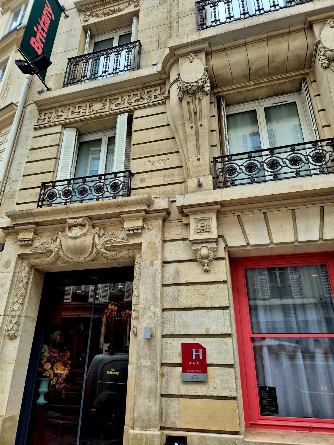 Hotel Brittany Paris Eksteriør billede